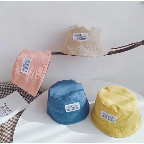 Baby Spring Summer Hats Outdoor Sun Hats Kids Boys Girls Beach Caps Autumn Cotton Fisherman Hat