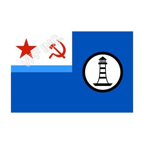 USSR Flag auxiliary fleet 1950 beacon Flag 3ft x 5ft Polyester Banner Flying 150* 90cm Custom flag outdoor US8