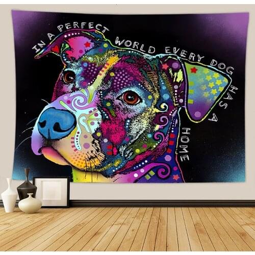 Tapestry Wall Hanging Colorful Artistic Oil Painting Tapestry for Home Dorm Room Decor