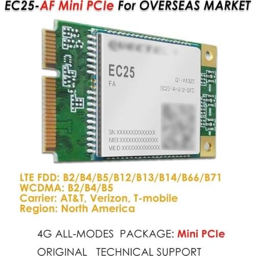 Quectel EC25 4G Router MiniPCIE Port 4G Module CAT4 Signal Chips For WE826 WG3526 WG1608 DIY 4G Chips With Free Antennas