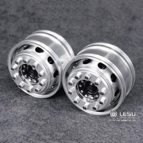 LESU Metal Wheel Hub for Front Powered Axles RC Tractor Truck 1/14 TAMIYA DIY Dumper Model