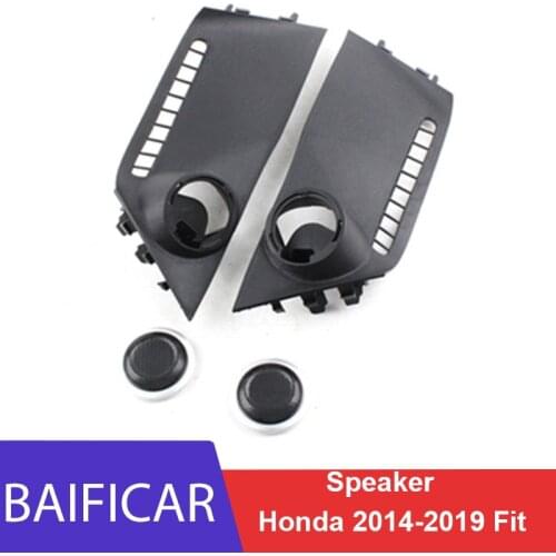 Baificar Brand New Triangle Head Speakers Car Audio Trumpet Door Trim Tweeter Speaker For 2014-2019 Honda Fit