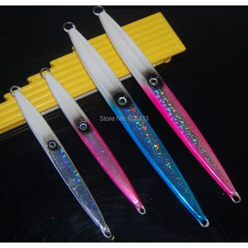 Deep sea Jigging Fishing Metal Jigbait Jig Lure Spoon Treble Hook Spinner baits 100g, 300g, 500g, 720g