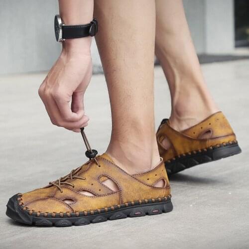 Summer Work Shoes Summer Breathable Men Running Shoe Sandals&slippers Mens Shoes Zapatos De Verano Para Hombre 2020