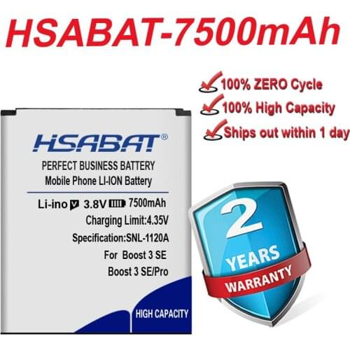 Top Brand 100% New 7500mAh Battery for Highscreen Boost 3 SE / Pro in stock