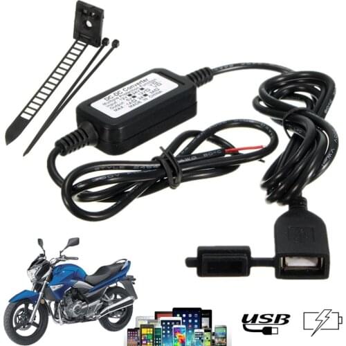 1 Set Waterproof Motorcycle USB Charger DC 12V 2A Universal Motorbike USB Phone Charger For Kawasaki For Honda For Yamaha