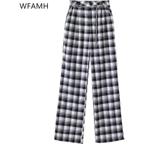 Wfamh Women's Wide Trousers