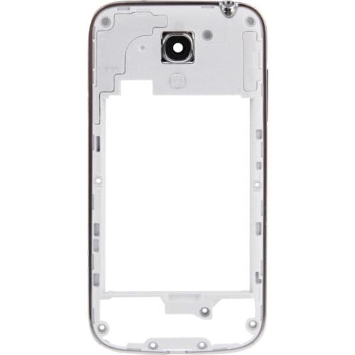 Frame back Frame for Samsung S4 Mini I9195 / I9190 Silver edge