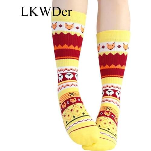1pair Unisex Men Women Yellow Socks Meias Hosiery New Year Christmas Socks Large Big Plus Size eu35-50 Thicker Warm Winter Socks