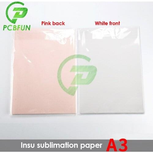 10Pcs A3 Heat Thermal Transfer Paper Light Fabric Cloth Paint T-Shirt DIY for Coated Cups Metal Glass Colorful Rendition Iron-On