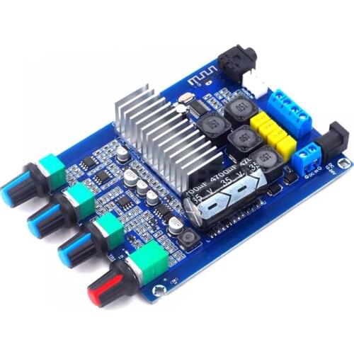 2*50W TPA3116 Bluetooth HIFI Digital Power Subwoofer Amplifier Board Class D 2.0 Channel TPA3116D2 Aduio Stereo equalizer Amp