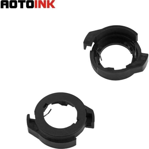 2Pcs/Lot H7 LED Car Headlight Bulb Base Holder Adapter Socket For Alfa Romeo Renault Megane TK-112 Car H7 headlamp adaptor