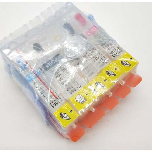 5 color Empty refillable ink Cartridge PGI-550 CLI-551 for Canon Pixma IP7250 MG5450 MG6450 printer
