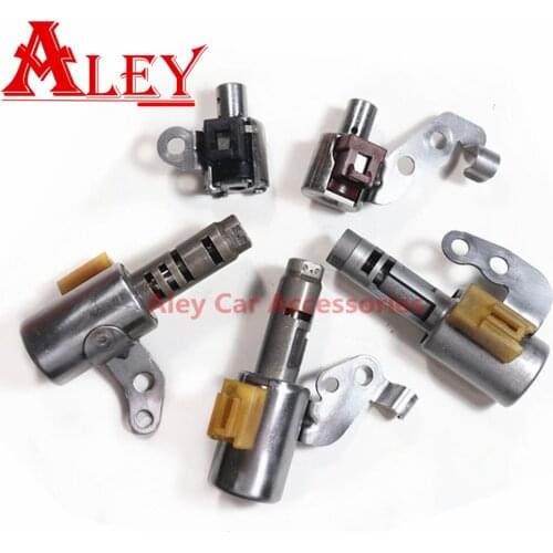 5PC Transmission control solenoids kit U140E U240E U241 for Toyota for Corolla for Estima For Harrier for Highlander ES300 RX330