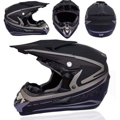 One-Piece Motorcycle Helmet Mountain Bike Full Helmet Cross-Country Helmet Small Light Cross-Country Helmet Wholesale