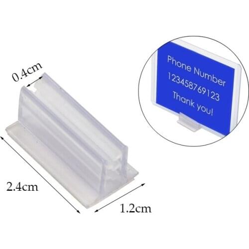 Pricetag Holder Pvc Sign Grip Soft Supergrip