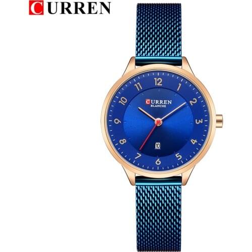 CURREN Watch Women Casual Fashion Quartz Wristwatches Creative Design Ladies Gift relogio feminino