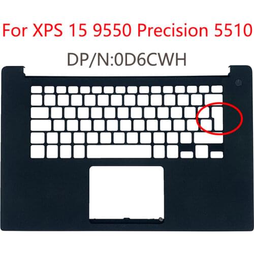 Original For DELL XPS 15 9550 Precision 5510 M5510 P56F Laptop Palmrest Case Cover 0D6CWH D6CWH Black