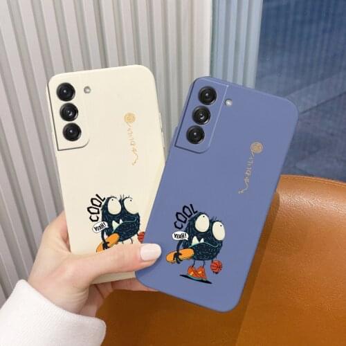 Cool For SamsungGalaxy S21 S20 FE S10 Ultra Plus Case Hairball Soft Cover S10e Note 20 ultra 10 9 Plus Pro Shockproof Phone Case
