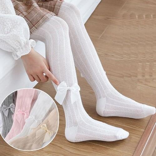Children Summer Dance Tights Socks Thin Models Hosiery White Leggings Practise Period Special Girls Dancing Socks