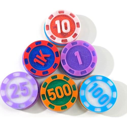 DM134 2 Pcs Game Chips Bitcoin Shape Resin Mold Epoxy Mal Moule Pour Resine Resina Epoxi Moldes For Accessories Tool