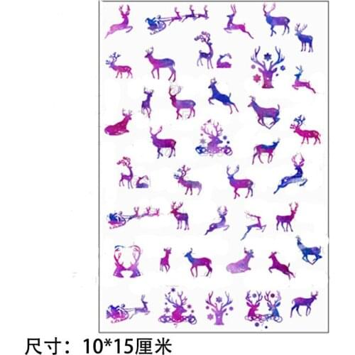 GLADZGT 5pcs/lot colorful and black Christmas deer transparent material With use of epoxy Mold Making Mould Jewelry Tool filling