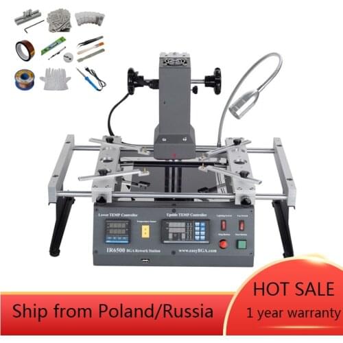ACHI IR6500 infrared BGA Soldering Rework Station For Motherboard Chip PCB Refurbished Repair System
