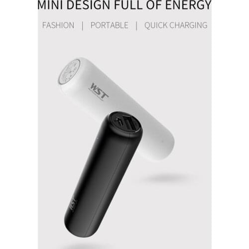 Mini Lipstick Portable Power Bank Charging PowerBank External Battery Pack 3350mAh Powerbank for iPhone Xiaomi Huaiwei Poverbank