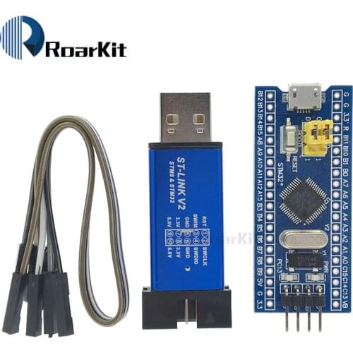 STM32F103C8T6 ARM STM32 Minimum System Development Board Module For Arduino DIY Kit + ST-Link V2 Mini STM8 Simulator Download