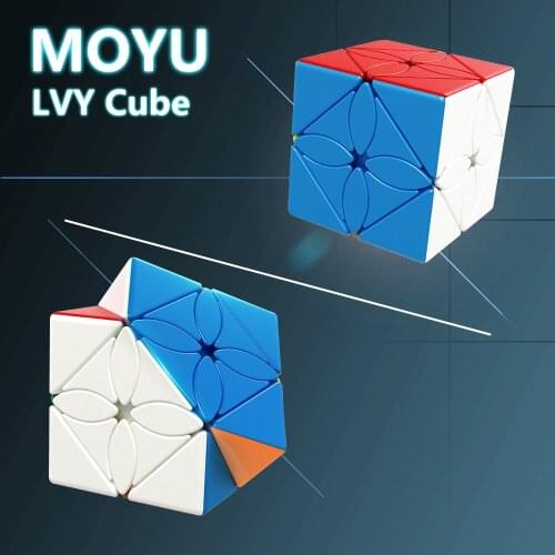 MoYu Meilong LVY Cube Cubing Classroom Maple Leaves Magic Puzzle Cube Professional Stickerless Speed Cube Lvy Toys Gift
