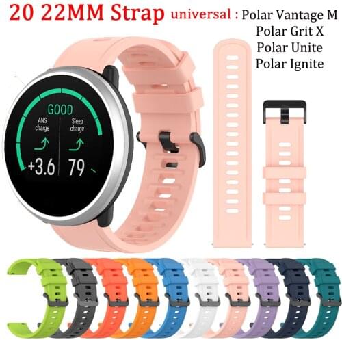 New Soft Silicone Band for Polar lgnite/unite Smart Watch Band Sport Bracelet for Polar Vantage M/Grit X Wrist Strap Accessories