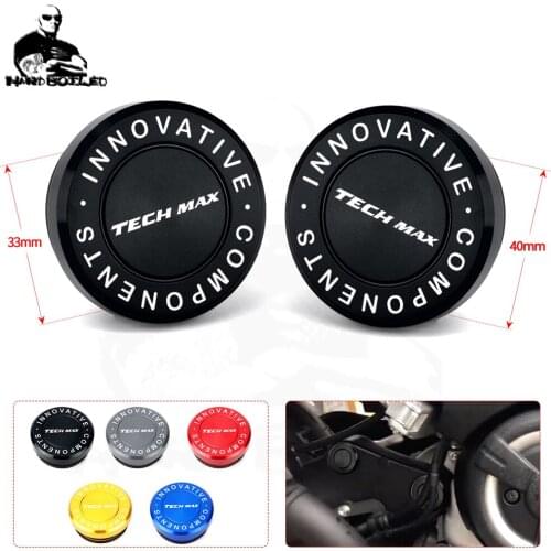 Tech max New Motorcycle Aluminum Frame Plugs Cap Decoration Frame Hole Cover Fairing Guard For YAMAHA TMAX 560 T MAX560 Techmax