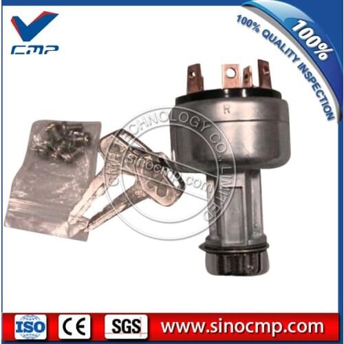 Excavator Starter Ignition Switch with 6 plug for Kobelco SK200-2 SK200-3