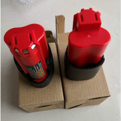 2xMilwaukee M12 M12B Power Tool Rechargeable Lithium Ion Battery Replacement Battery 3500mah