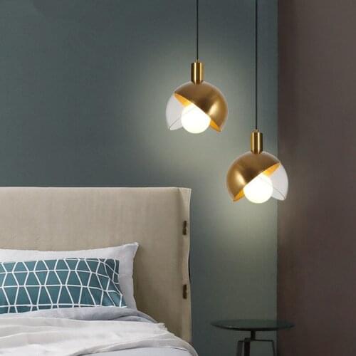 Post modern small pendant light northern Europe minimalist creative bar decoration designer bedside dining room lighting