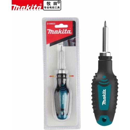 Makita Ratchet Screwdriver D-58833 Magnetic Semi-Automatic Positive And Negative Ratchet Non-Slip Screwdriver Makita Manual Tool