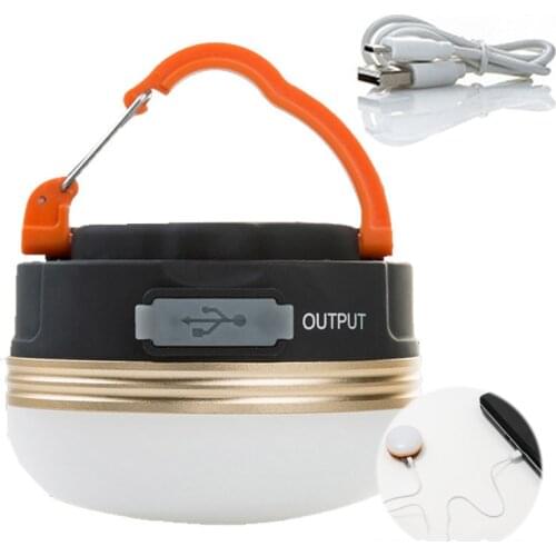 Battery powerd Mini Camping Lights with magnet hanging 3W LED Camping Lantern Tents lamp Outdoor Hiking Night Hanging lamp