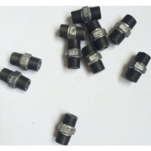 Water tube lamp shelf accessories 4:6:1 "1.2" external thread, external thread straight through, hexagonal straight to wire