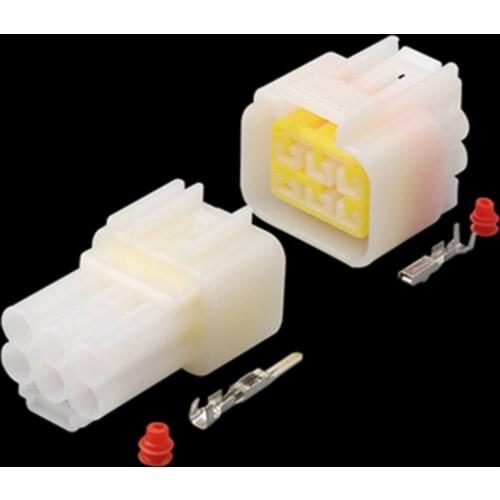 1/5/10/20 sets Furukawa 6 Pin way male female electric Adapter wire connector housing with terminal DJ7061Y-2.3