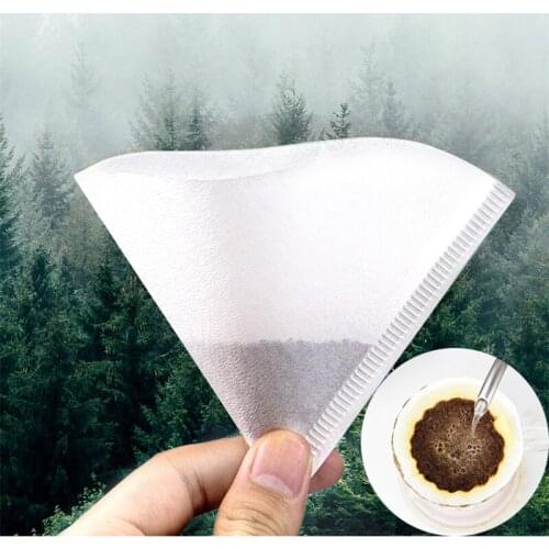 300 Pcs Cone Coffee Filters,Pour Over Filter Paper for Better Tasting Brewing Dripper Tea Infuser Accessories Wholesale X2