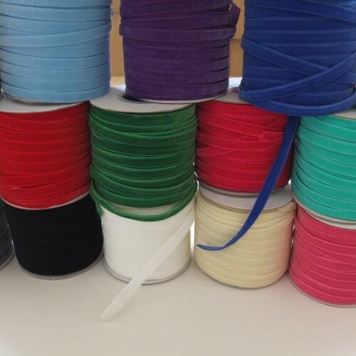 5 Yards 9 MM Velvet Ribbon 3/8 inch Velvet Plush Soft Ribbon Wedding Ribbon DIY Garment Decorating Sewing Accessories Hair bow