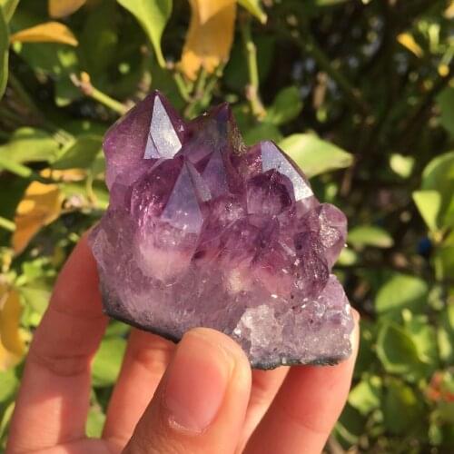 89g Natural Dream Amethyst Quartz Crystal Cluster Specimen Healing
