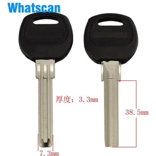 B105 Narrow glue semicircle double groove blank key FOR BAODEAN