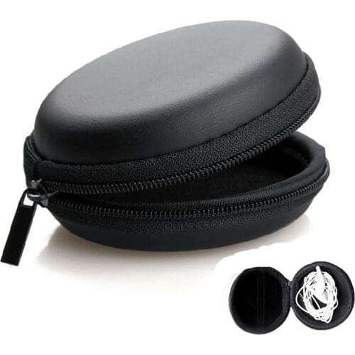Earphone Holder Case Storage Carrying Hard Bag Box Case for Earphone Headphone Accessories Earbuds Memory Card USB Cable