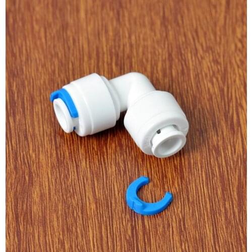 Water Filter Parts elbow 1/4" to 1/4"quick joint plastic fittings