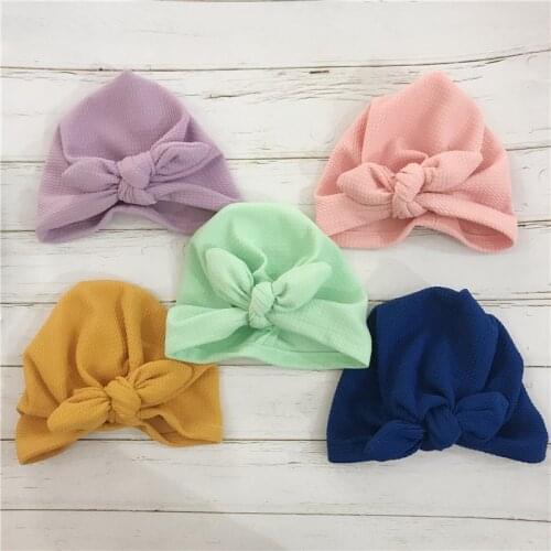 2020 Baby Hat Rabbit Ear Boy Girl Kids Beanies Infant Boho Hats Head Wraps Newborn Child Indian Cap Babe Hat Hair Accessories