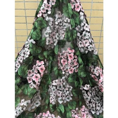 Hot Sale Nigerian Laces Fabrics High Quality African L-30687 Lace Fabric Wedding African French Net Lace Fabrica 5 Yard