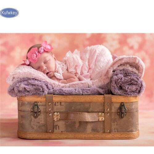 2018 new 5d Home Decor Diamond embroidery Sleeping baby Needlework Diamond Painting DIY Rhinestone Mosaic Cross Stitch kits gift