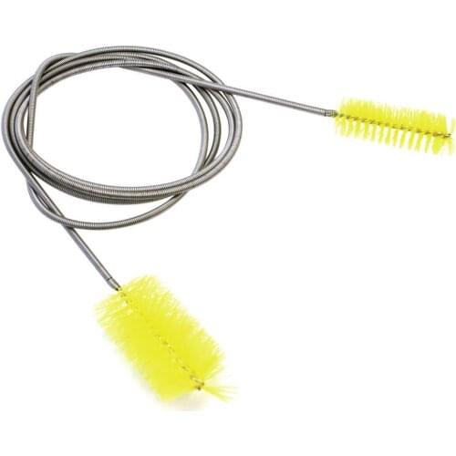 New Qualified Flexible Double Ended Tube Filter Pump Hose Brush 61" Aquarium Cleaning Tools