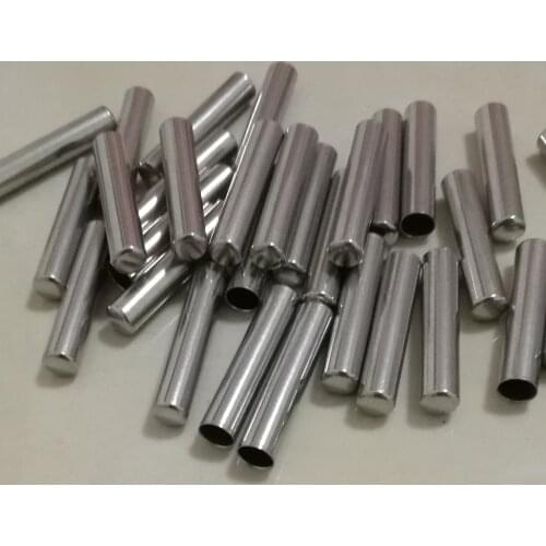 6mm*30mm One End Closed temperature sensor protection shell PT100 DS18B20 deep-drawing SS304 tube ,50 pcs / lot